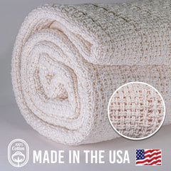100% Cotton Utility Blanket  60" x 48"