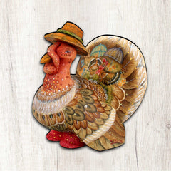 Thanksgiving Tom the Turkey Halloween Door Decor by G. DeBrekht - Thanksgiving Halloween Decor - 8158904H