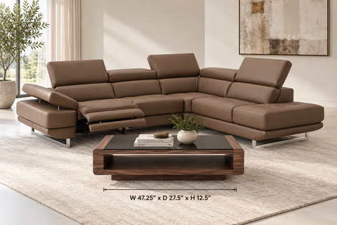 Tudor Modern Coffee Table in Walnut