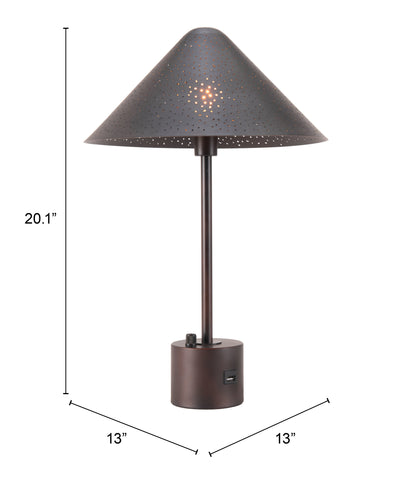 Cardo Bronze Table Lamp | Modern Industrial Lighting