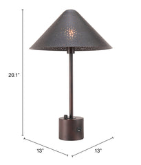 Cardo Bronze Table Lamp | Modern Industrial Lighting