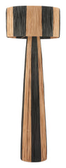 Gala Black & Natural Floor Lamp | Modern Designer Lighting