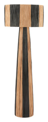 Gala Black & Natural Floor Lamp | Modern Designer Lighting
