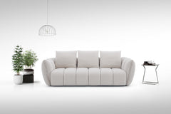 Luxury Chenille Lennox Sofa – Modern Deep Seat Living Room Couch with Plush Pillows