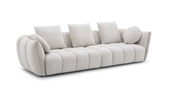 Luxury Chenille Lennox Sofa – Modern Deep Seat Living Room Couch with Plush Pillows