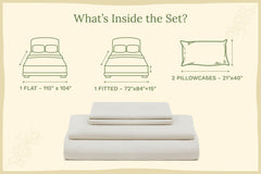 Organic Sateen Bed Sheets Set