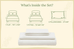 Organic Sateen Bed Sheets Set