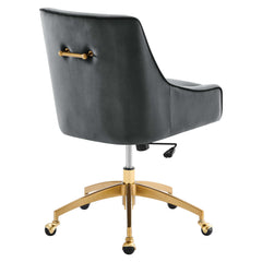Discern Performance Velvet Office Chair by Modway - Gray