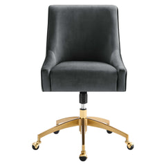 Discern Performance Velvet Office Chair by Modway - Gray
