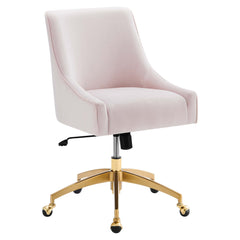 Discern Performance Velvet Office Chair by Modway - Pink