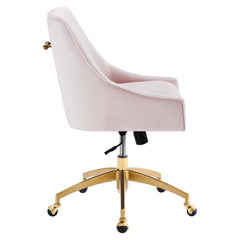 Discern Performance Velvet Office Chair by Modway - Pink