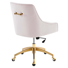 Discern Performance Velvet Office Chair by Modway - Pink