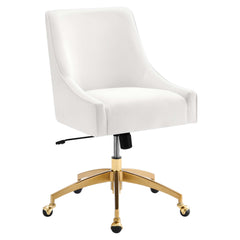 Discern Performance Velvet Office Chair by Modway - White