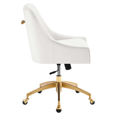 Discern Performance Velvet Office Chair by Modway - White