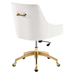 Discern Performance Velvet Office Chair by Modway - White