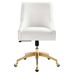 Discern Performance Velvet Office Chair by Modway - White