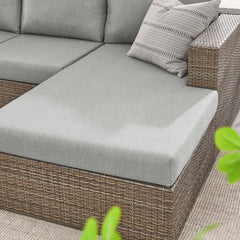 Convene Outdoor Patio Outdoor Patio L-Shaped Sectional Sofa