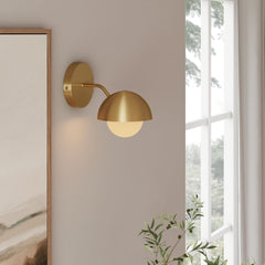 Eclipse Globe Wall Sconce by Modway - Brass