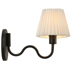 Wave Squiggle Arm Wall Sconce by Modway - Black