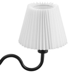 Wave Squiggle Arm Wall Sconce by Modway - Black