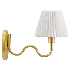 Wave Squiggle Arm Wall Sconce by Modway - Brass