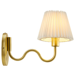 Wave Squiggle Arm Wall Sconce by Modway - Brass