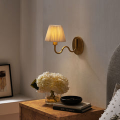 Wave Squiggle Arm Wall Sconce by Modway - Brass