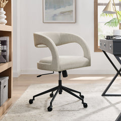 Pinnacle Upholstered Office Chair by Modway - Linen