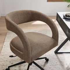 Pinnacle Upholstered Office Chair by Modway - Mocha