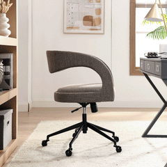 Pinnacle Upholstered Office Chair by Modway - Mocha