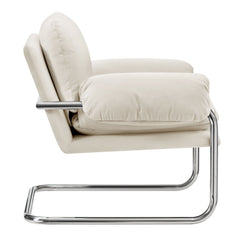 Ansel Performance Velvet Accent Chair by Modway - Alabaster
