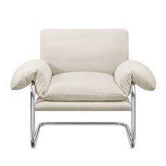 Ansel Performance Velvet Accent Chair by Modway - Alabaster