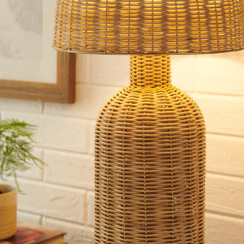 Briar Rattan Table Lamp by Modway - Natural