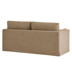 Wellfleet Slipcovered Linen-Blend Loveseat by Modway - Almond