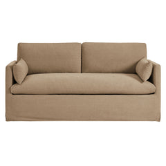 Wellfleet Slipcovered Linen-Blend Loveseat by Modway - Almond