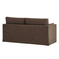 Wellfleet Slipcovered Linen-Blend Loveseat by Modway - Cocoa