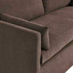 Wellfleet Slipcovered Linen-Blend Loveseat by Modway - Cocoa