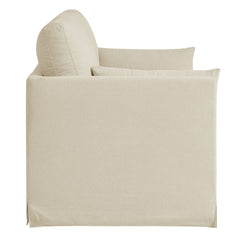 Wellfleet Slipcovered Linen-Blend Loveseat by Modway - Linen
