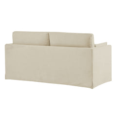 Wellfleet Slipcovered Linen-Blend Loveseat by Modway - Linen