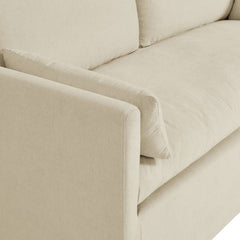 Wellfleet Slipcovered Linen-Blend Loveseat by Modway - Linen
