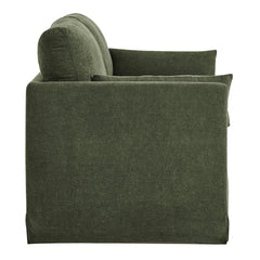 Wellfleet Slipcovered Linen-Blend Loveseat by Modway - Sage