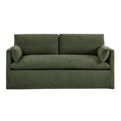 Wellfleet Slipcovered Linen-Blend Loveseat by Modway - Sage