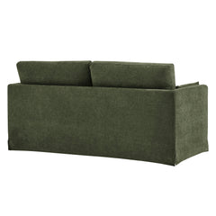 Wellfleet Slipcovered Linen-Blend Loveseat by Modway - Sage