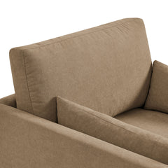Wellfleet Slipcovered Linen-Blend Armchair by Modway - Almond
