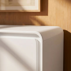 Lumo 4-Door Curved Wood Accent Cabinet by Modway - White