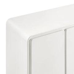 Lumo 4-Door Curved Wood Accent Cabinet by Modway - White