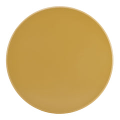 Belmonte 45 Inch Painted Wood Round Pedestal Dining Table by Modway - Mustard