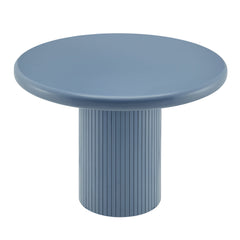 Belmonte 45 Inch Painted Wood Round Pedestal Dining Table by Modway - Stillwater Blue