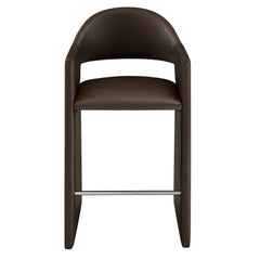 Talia 41 Inch Vegan Leather Bar Stool by Modway - Espresso