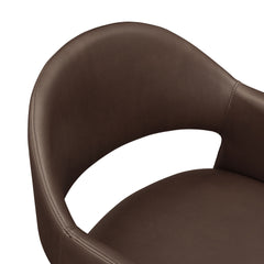 Talia 41 Inch Vegan Leather Bar Stool by Modway - Espresso